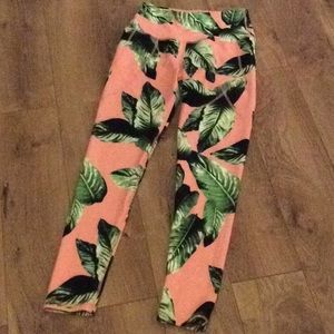 ALBION HAWAIIAN PRINT WORKOUT PANTS